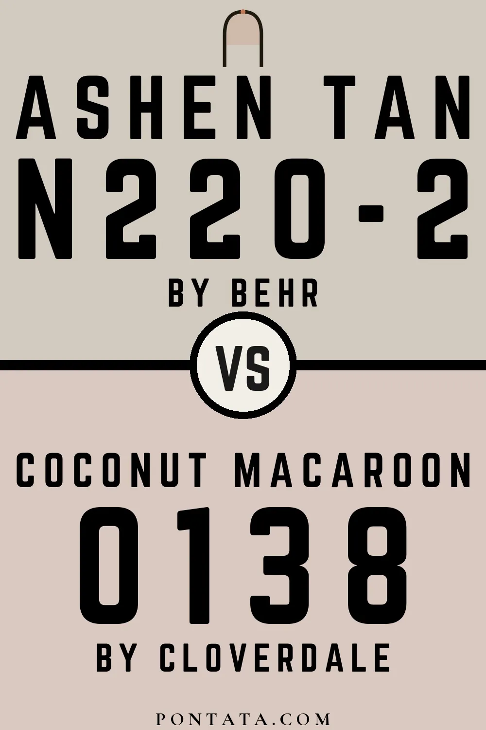 Ashen Tan vs Coconut Macaroon