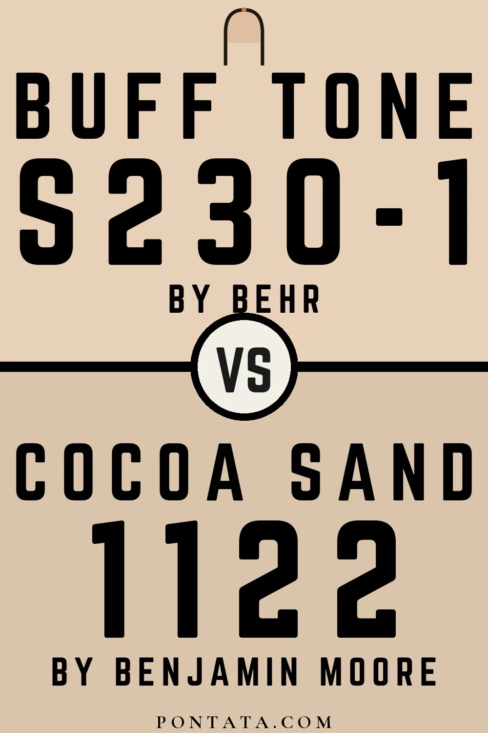 Buff Tone vs Cocoa Sand