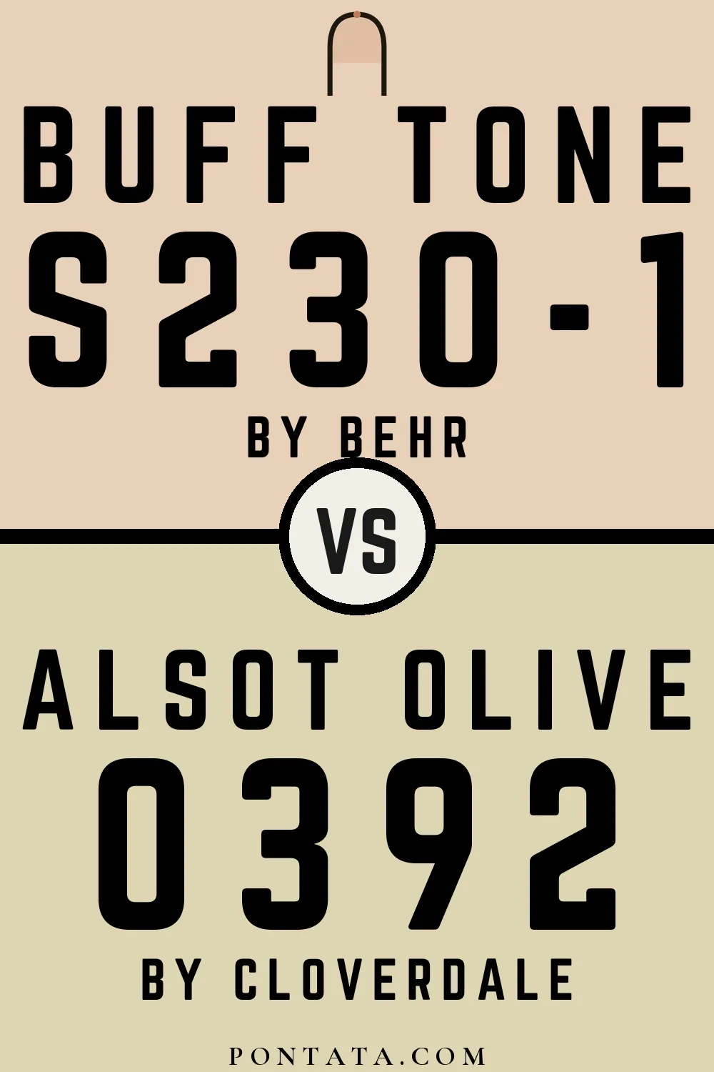 Buff Tone vs Alsot Olive
