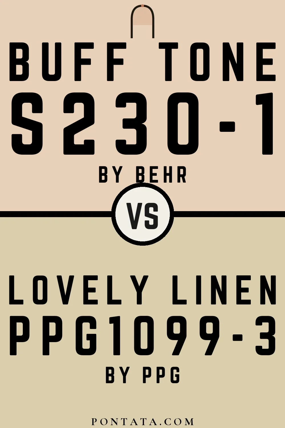 Buff Tone vs Lovely Linen