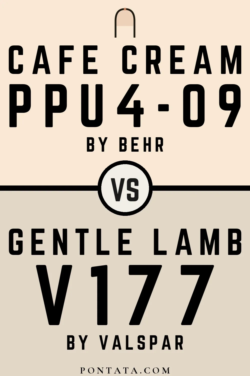 Cafe Cream vs Gentle Lamb
