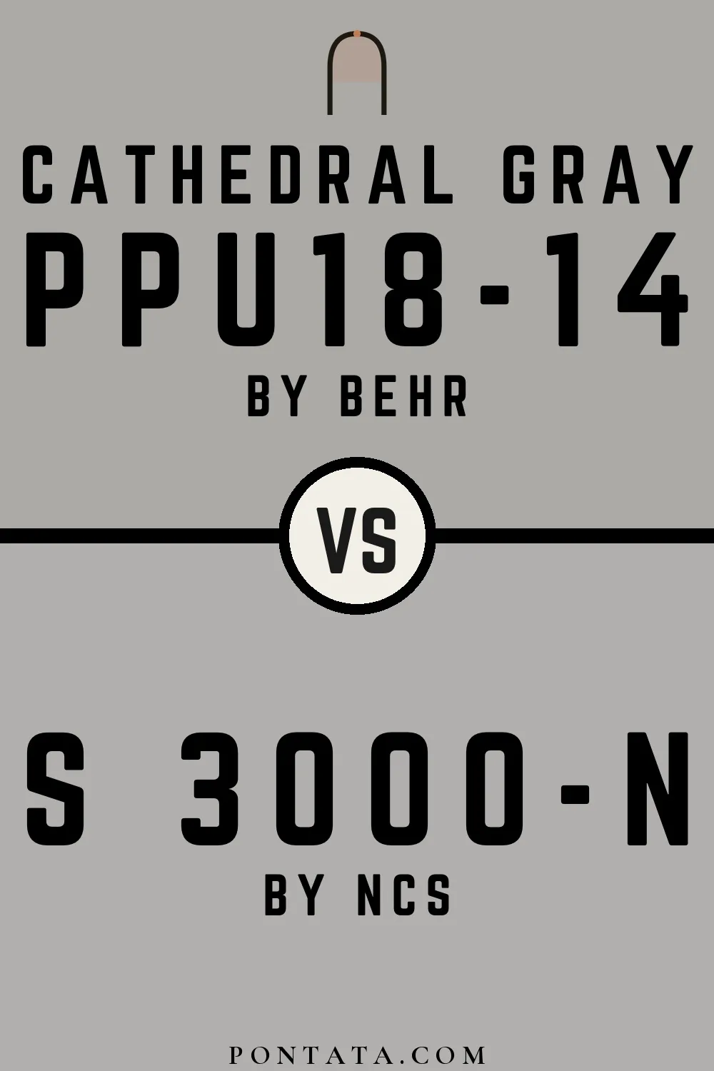 Cathedral Gray vs S 3000-N
