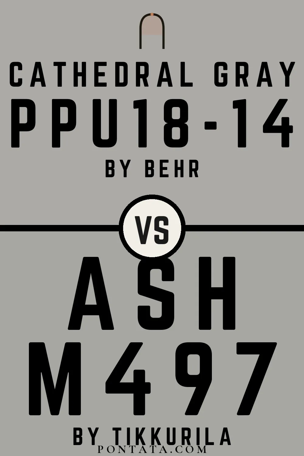 Cathedral Gray vs Ash