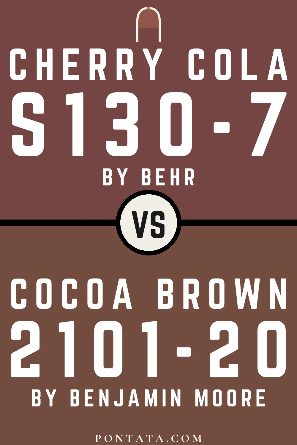 Cherry Cola vs Cocoa Brown