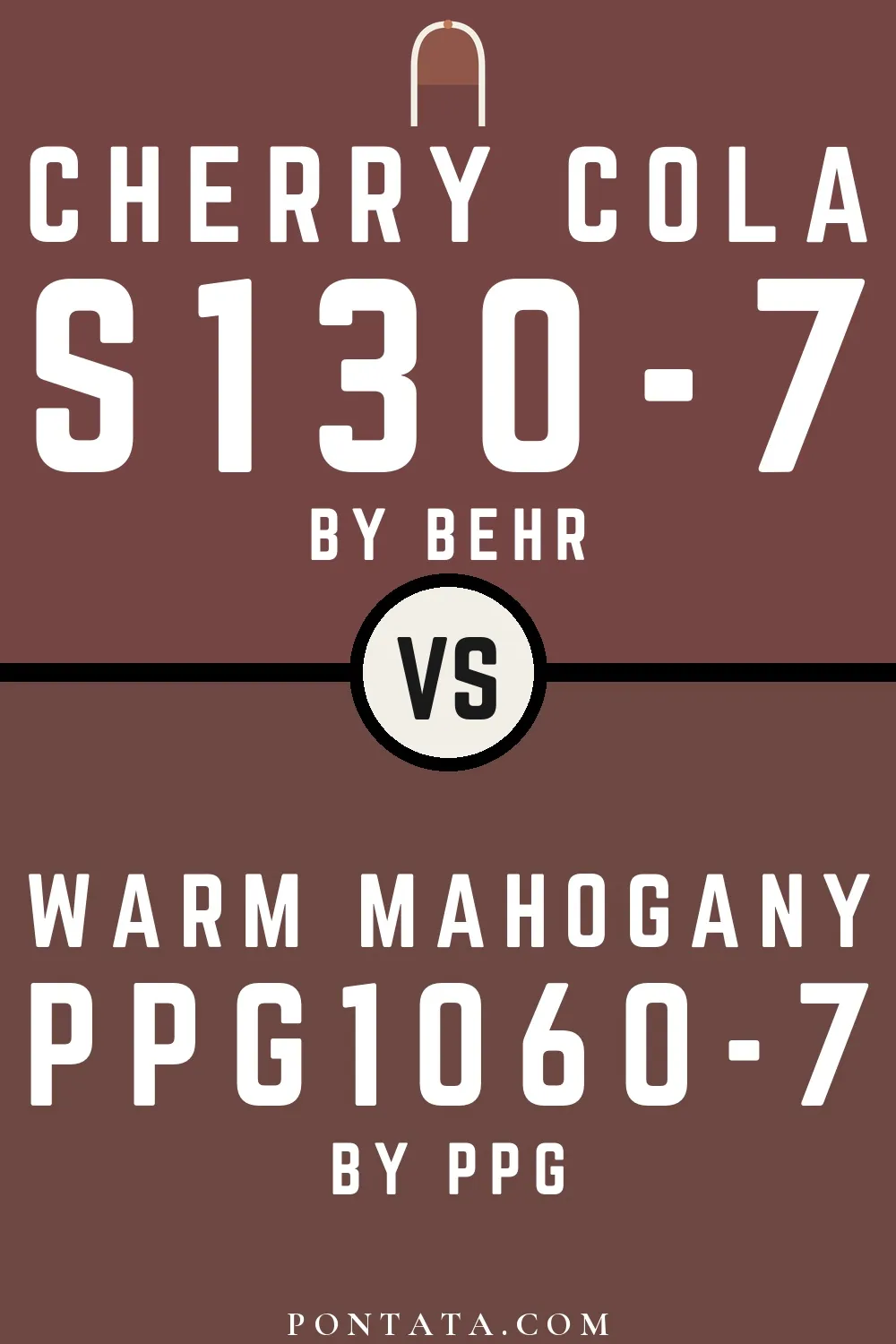 Cherry Cola vs Warm Mahogany