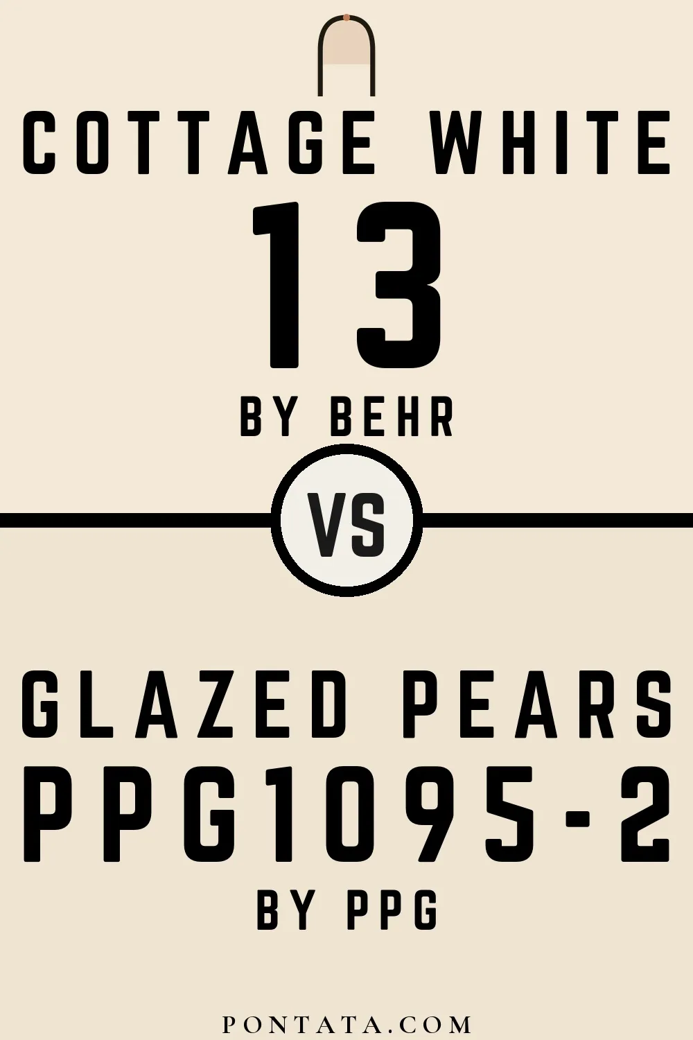 Cottage White vs Glazed Pears