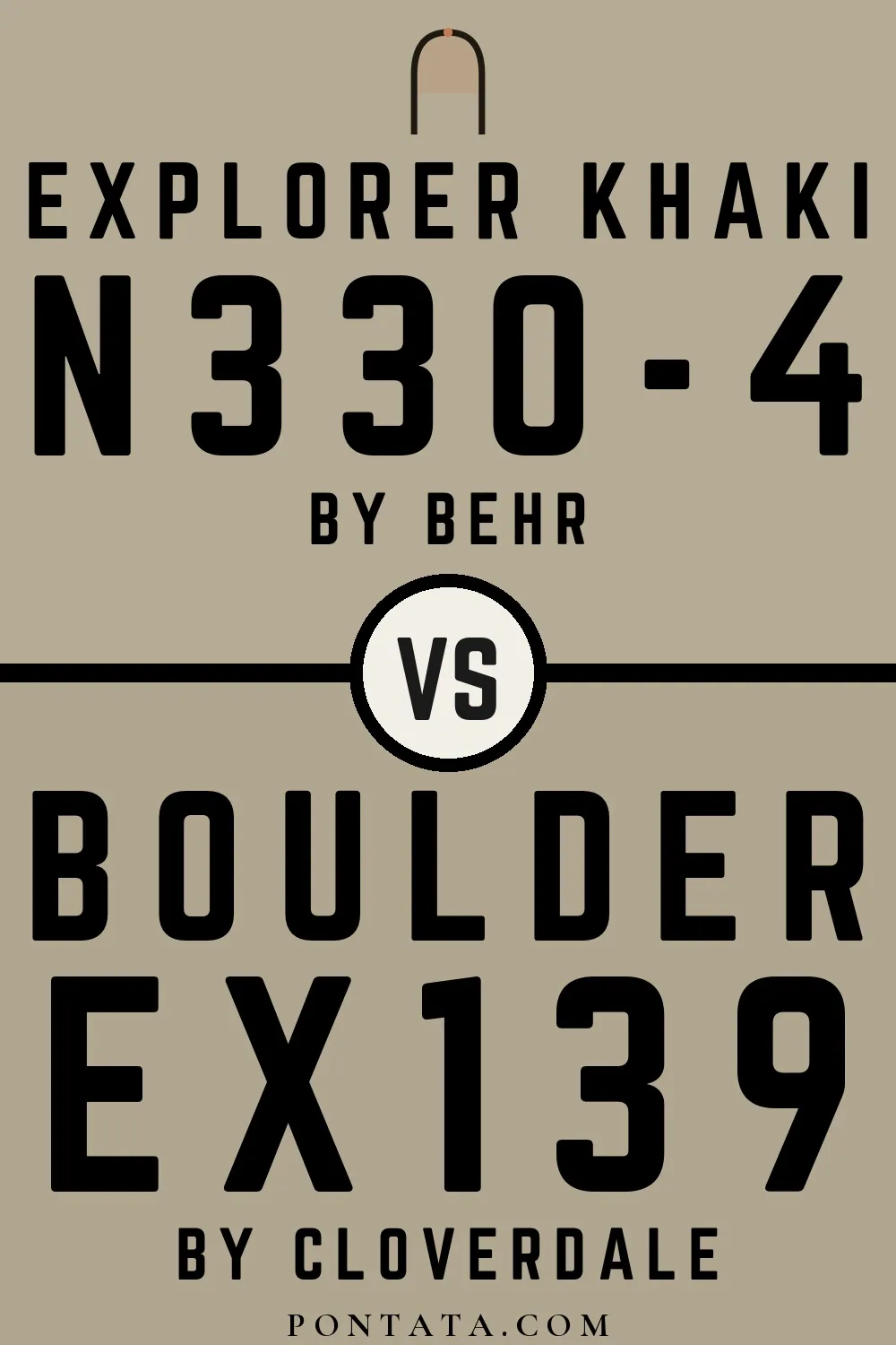 Explorer Khaki vs Boulder