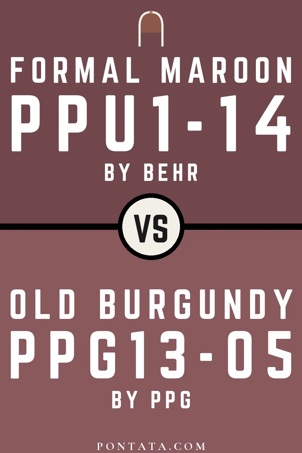 Formal Maroon vs Old Burgundy