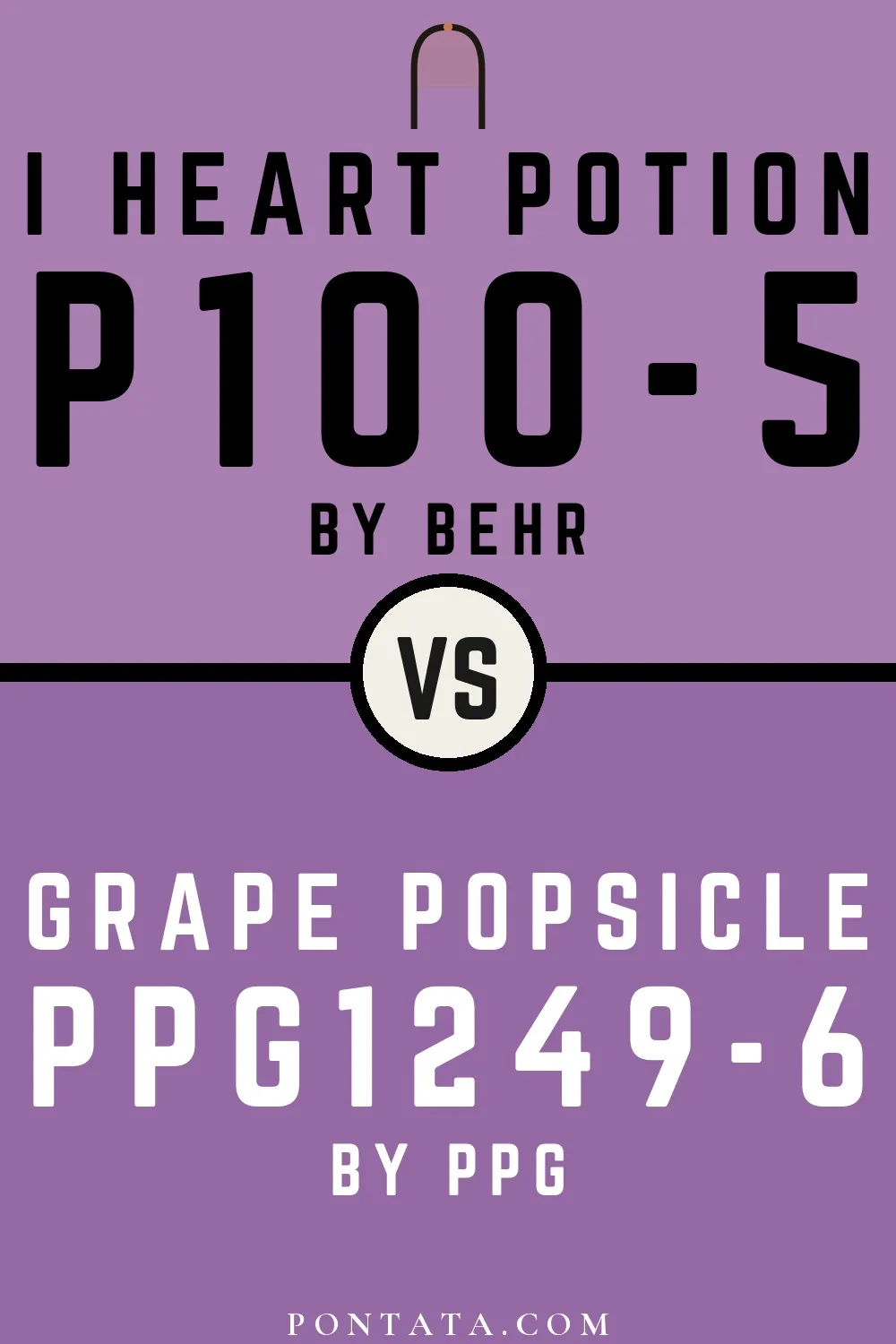 I Heart Potion vs Grape Popsicle