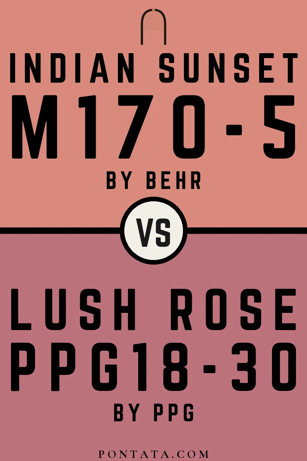 Indian Sunset vs Lush Rose