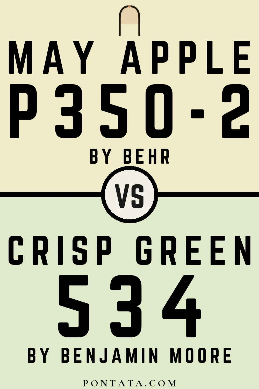 May Apple vs Crisp Green