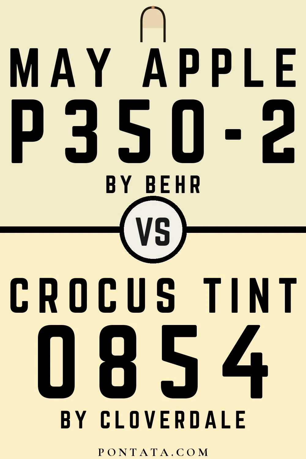 May Apple vs Crocus Tint