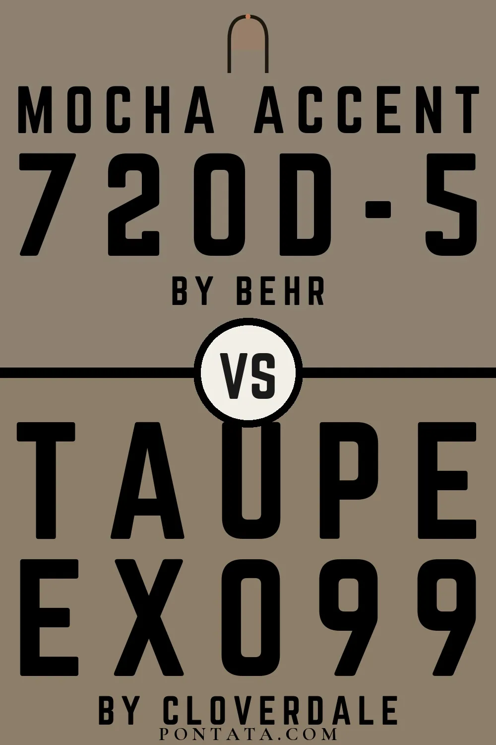 Mocha Accent vs Taupe