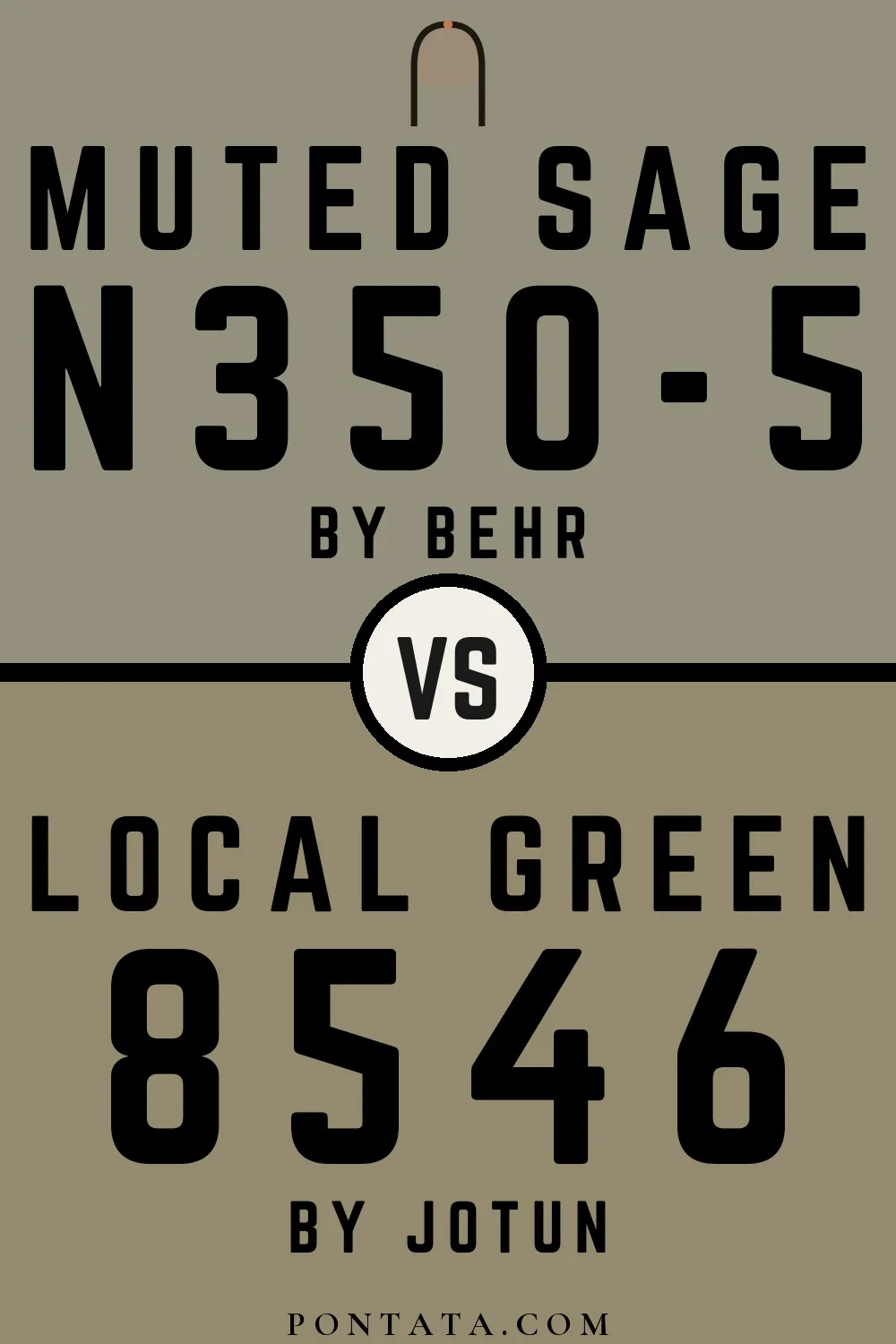 Muted Sage vs Local Green