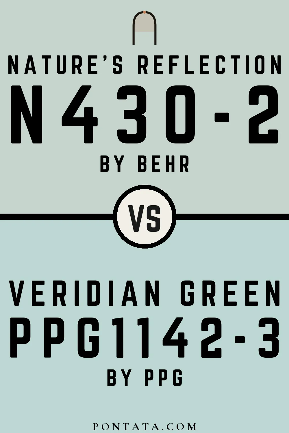 Nature's Reflection vs Veridian Green