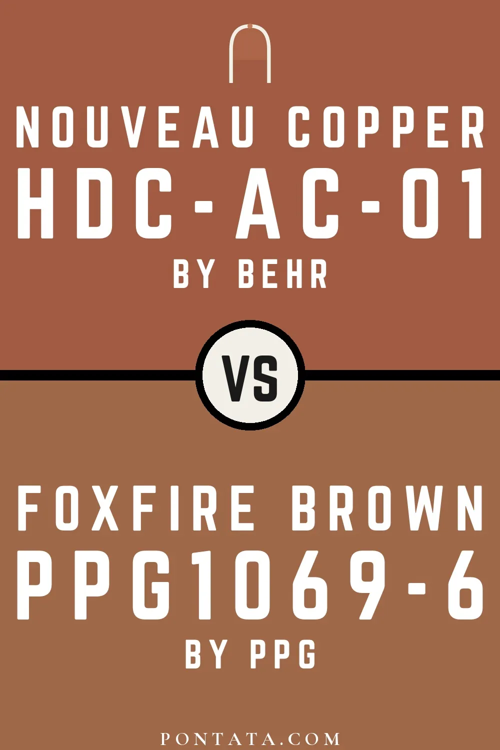 Nouveau Copper vs Foxfire Brown