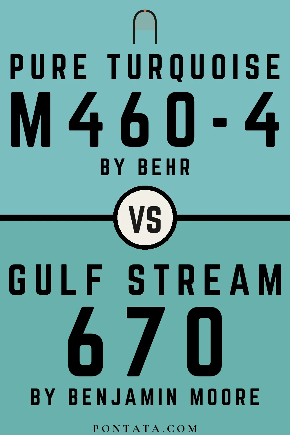Pure Turquoise vs Gulf Stream