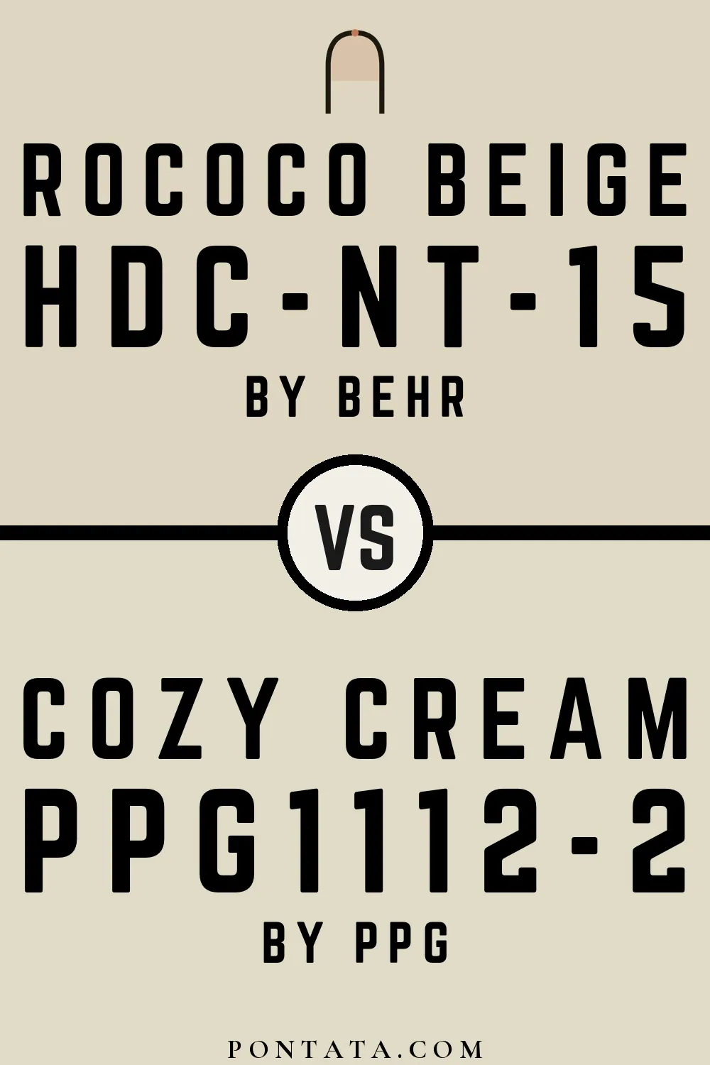 Rococo Beige vs Cozy Cream