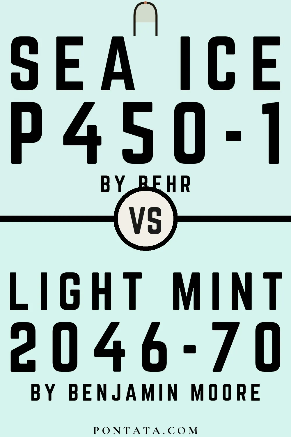 Sea Ice vs Light Mint
