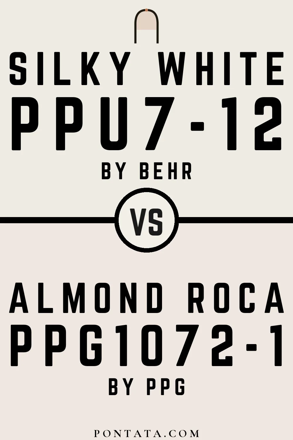 Silky White vs Almond Roca