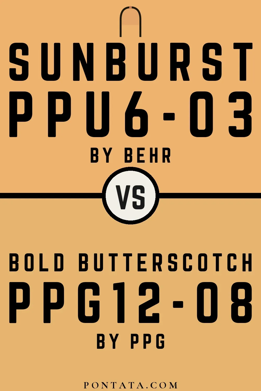 Sunburst vs Bold Butterscotch