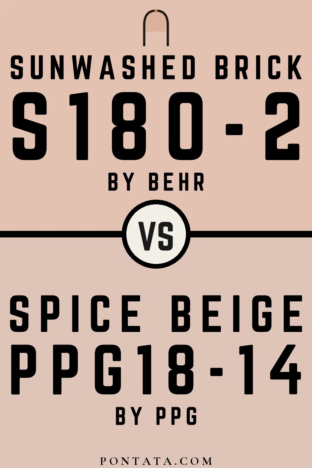 Sunwashed Brick vs Spice Beige