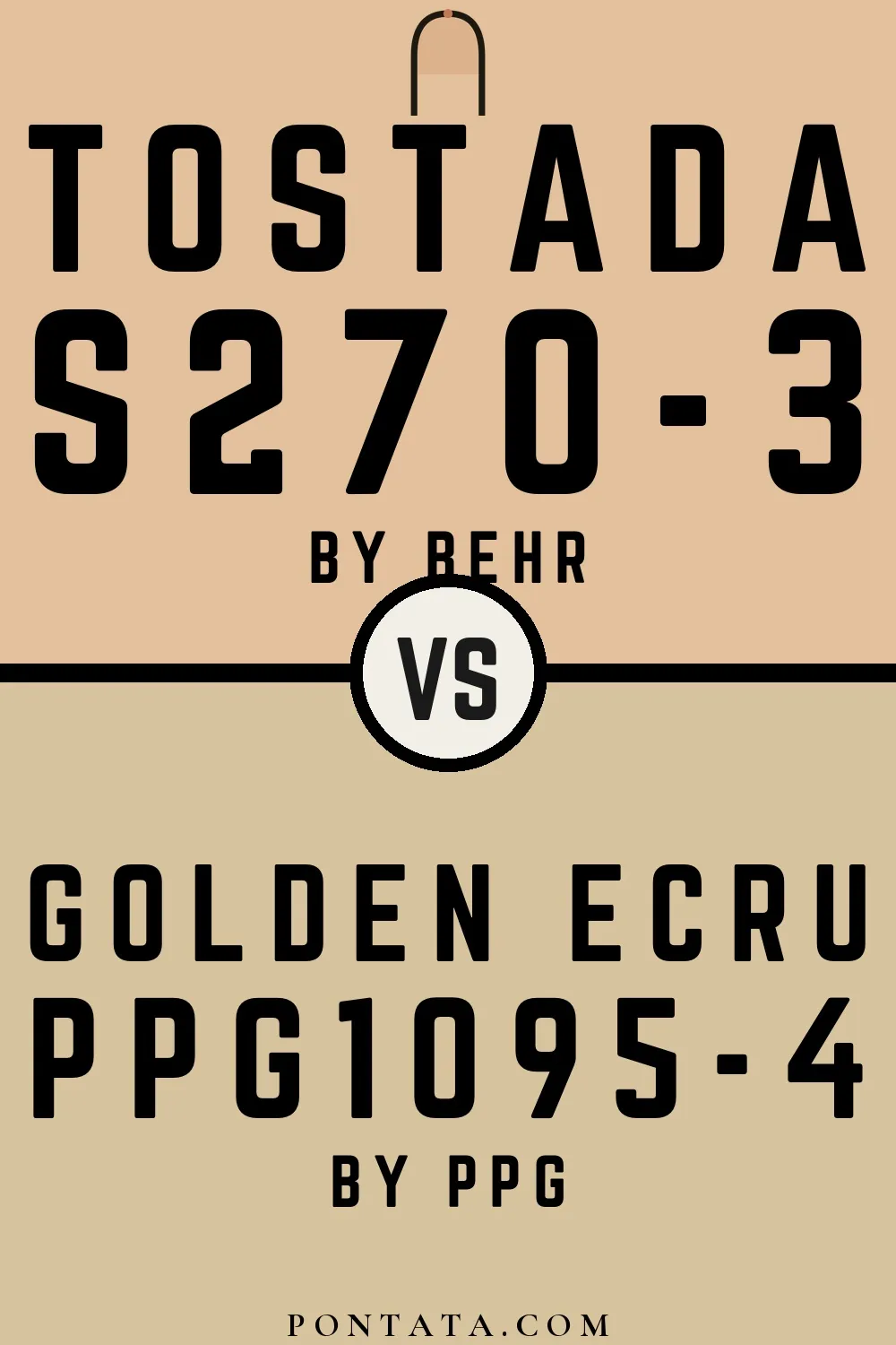 Tostada vs Golden Ecru