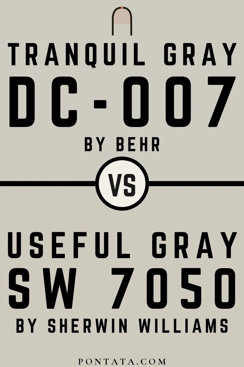 Tranquil Gray vs Useful Gray