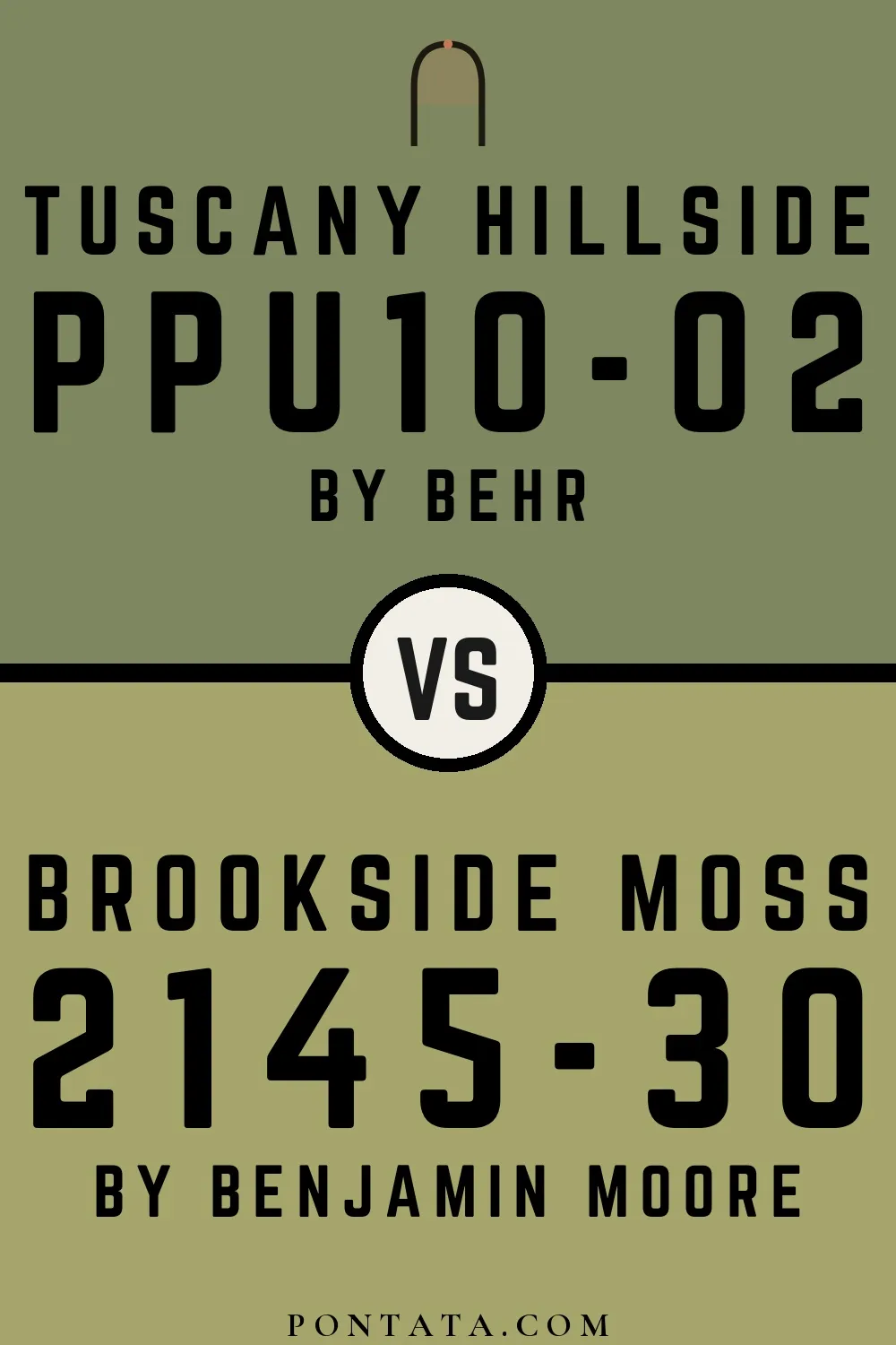 Tuscany Hillside vs Brookside Moss
