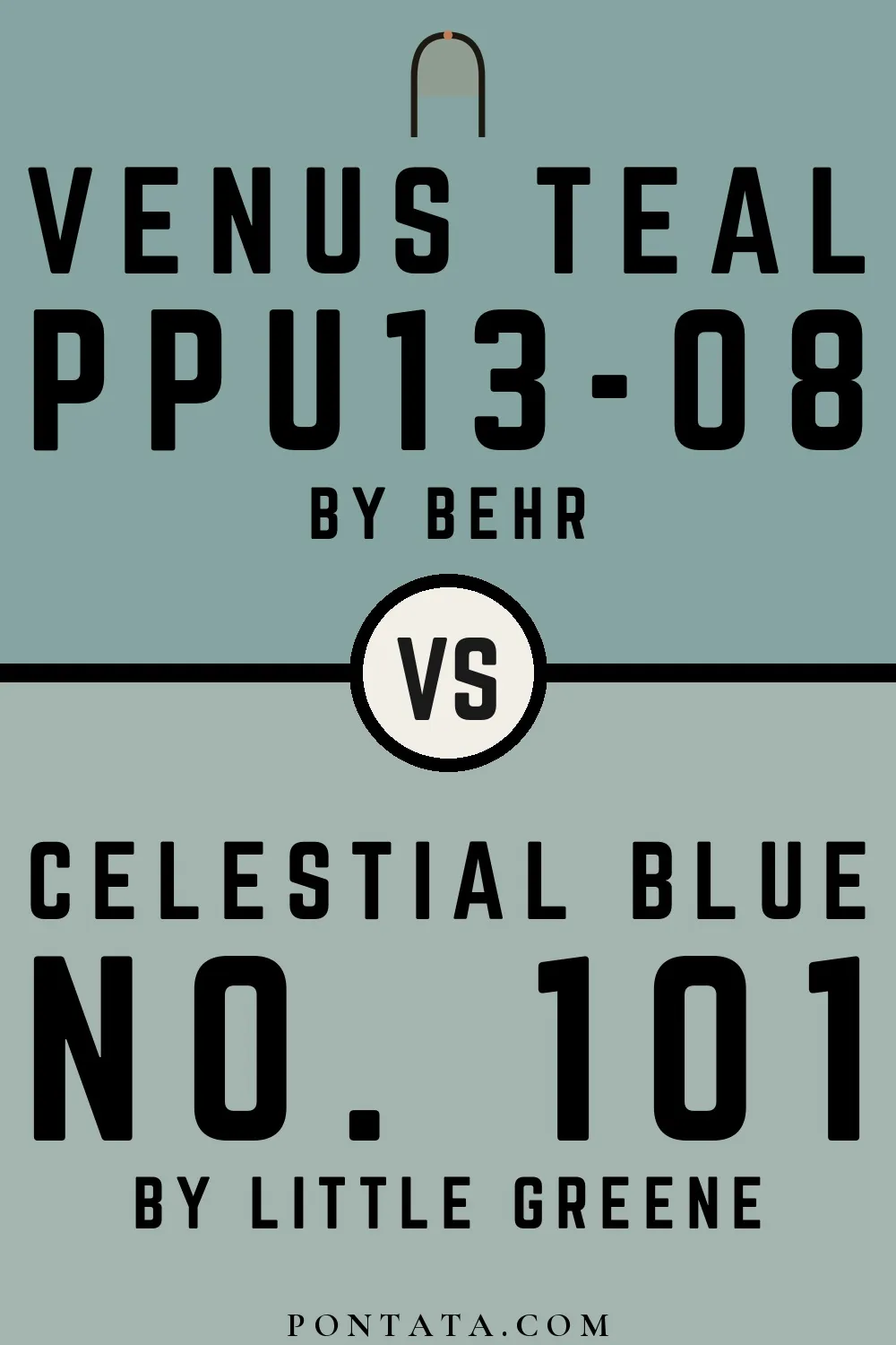 Venus Teal vs Celestial Blue