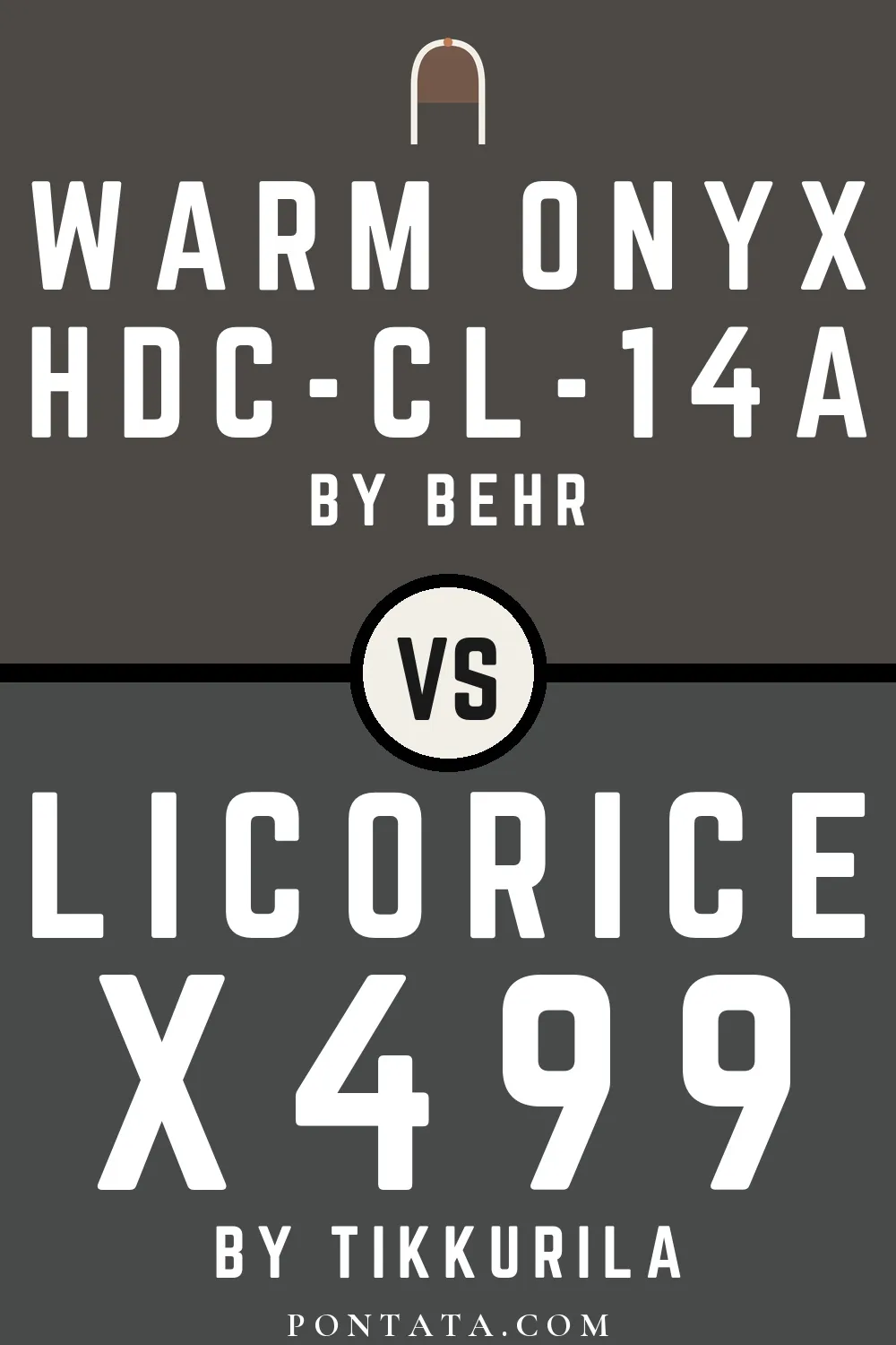 Warm Onyx vs Licorice