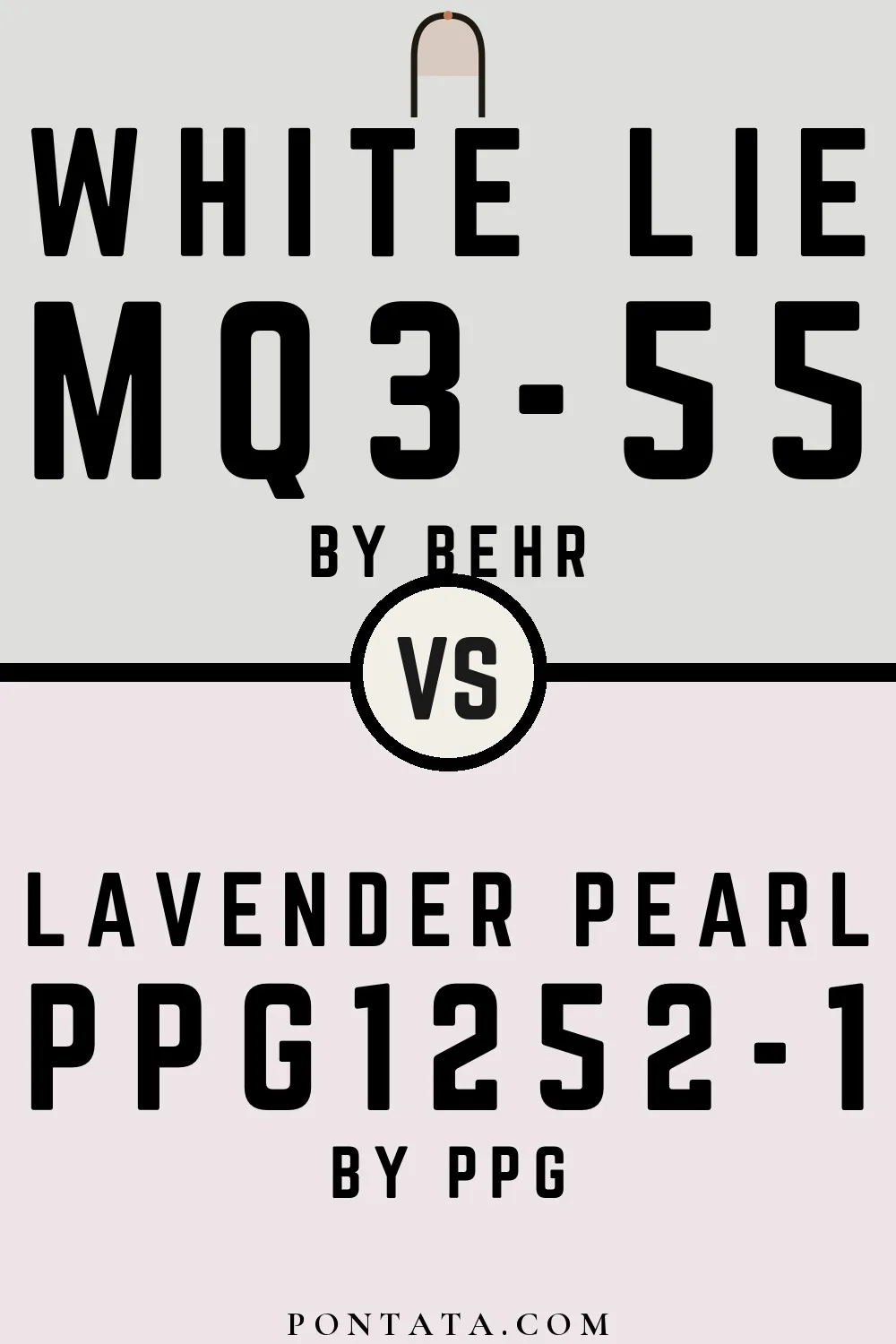White Lie vs Lavender Pearl