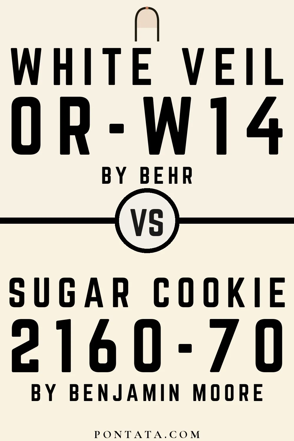 White Veil vs Sugar Cookie