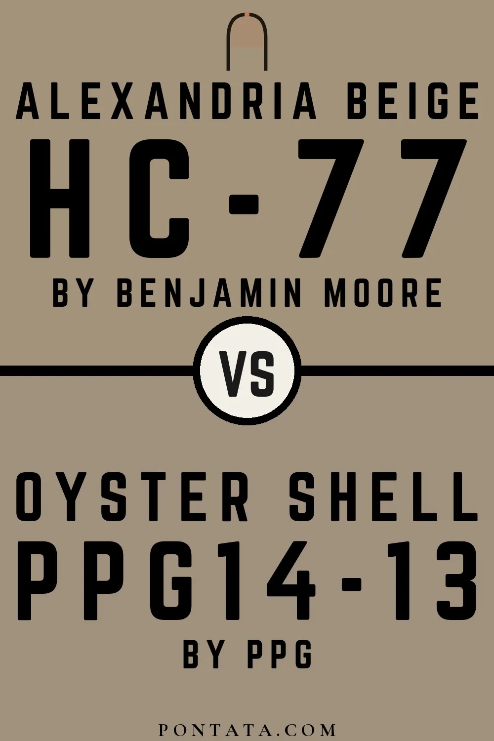 Alexandria Beige vs Oyster Shell