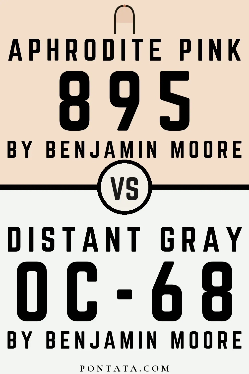 Aphrodite Pink vs Distant Gray