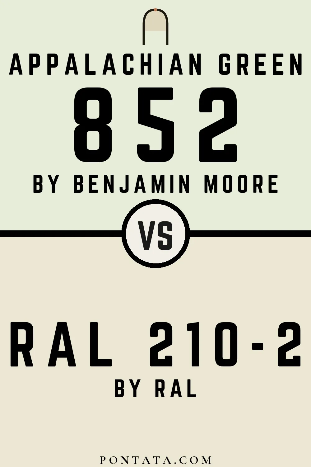 Appalachian Green vs RAL 210-2