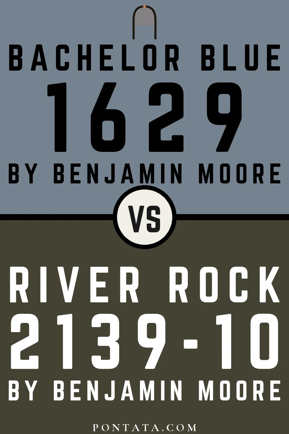 Bachelor Blue vs River Rock