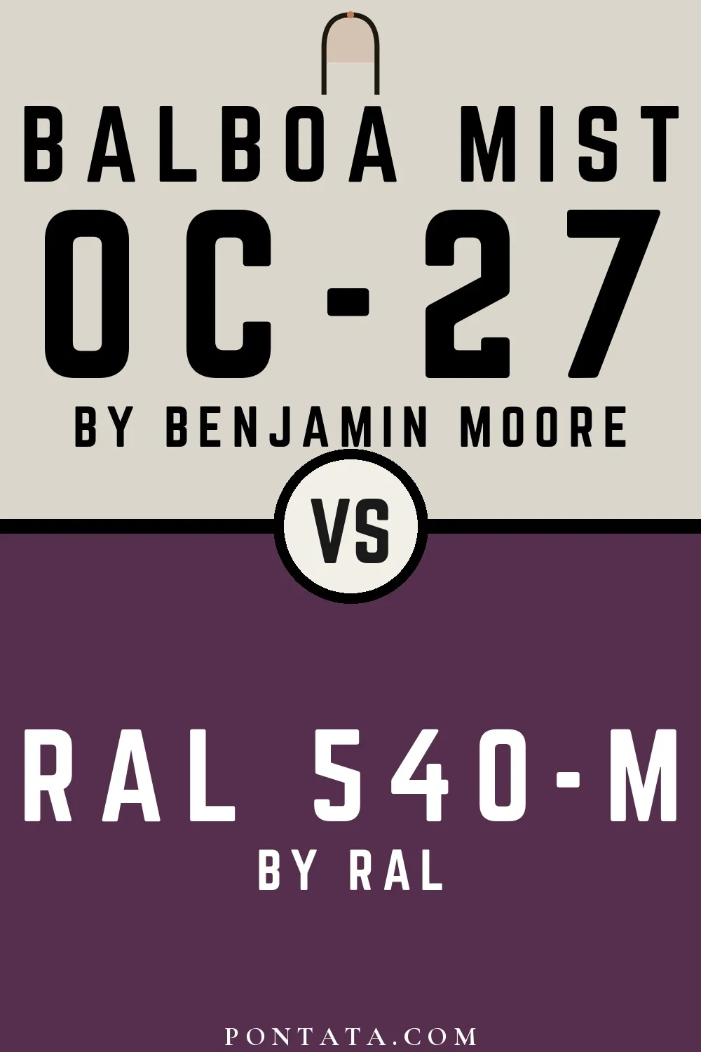 Balboa Mist vs RAL 540-M