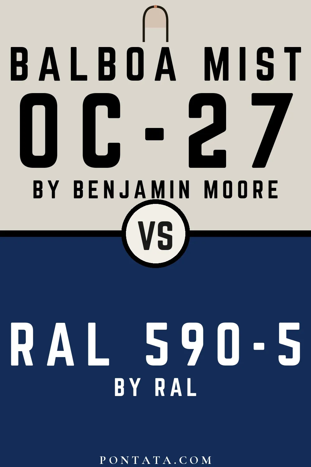 Balboa Mist vs RAL 590-5