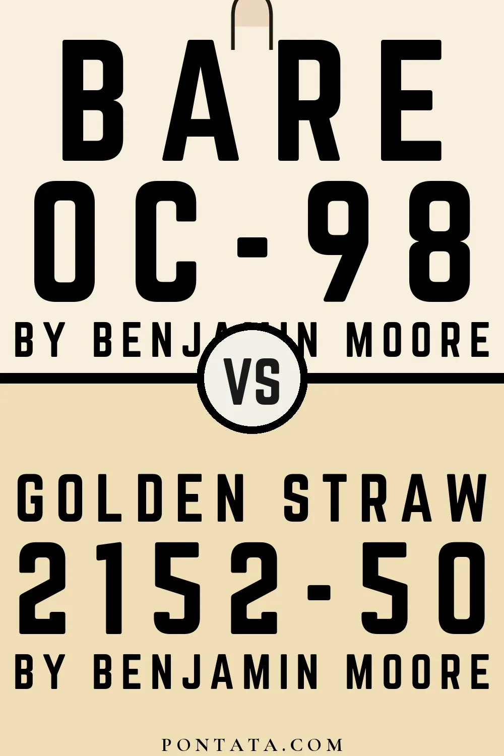 Bare vs Golden Straw
