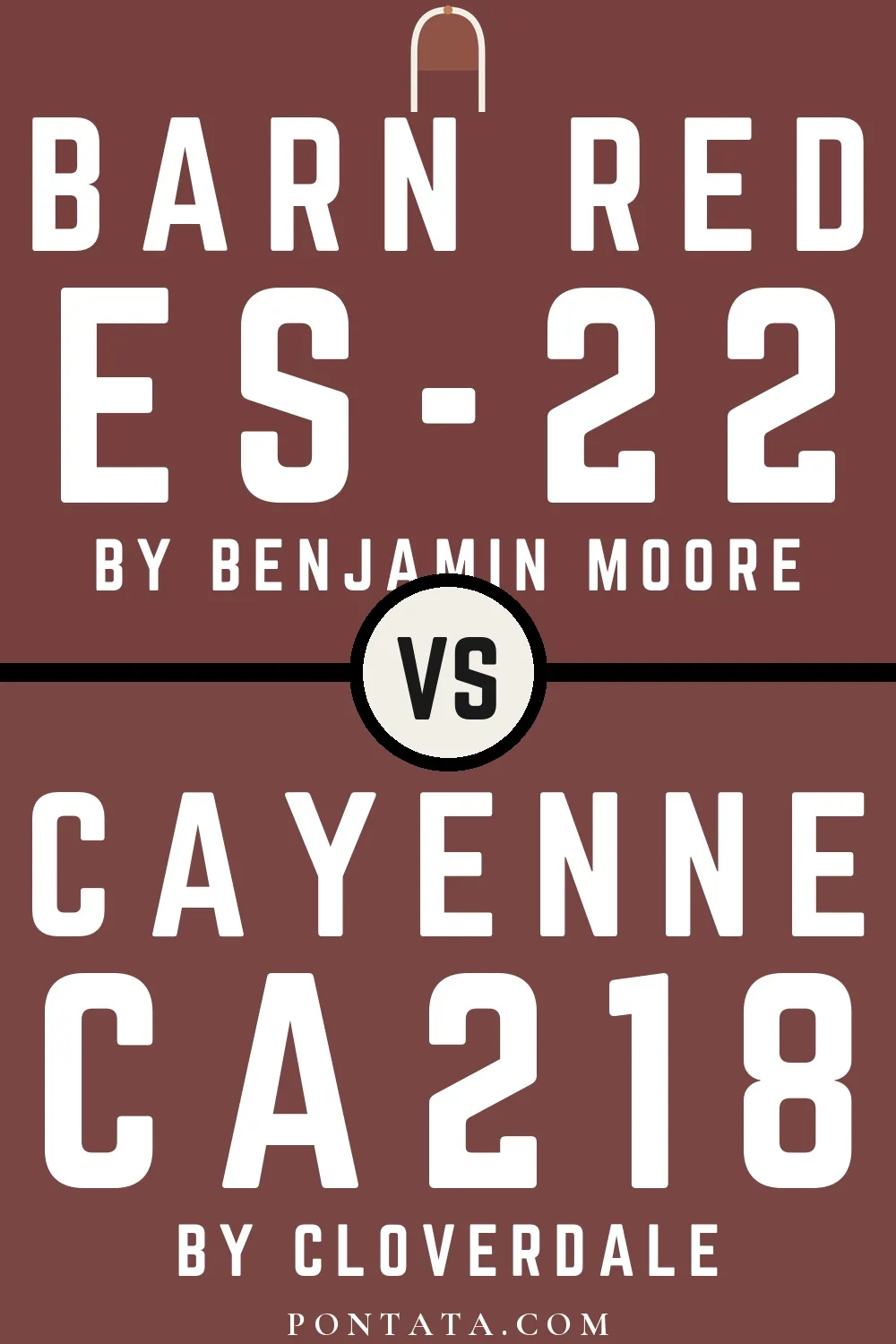 Barn Red vs Cayenne
