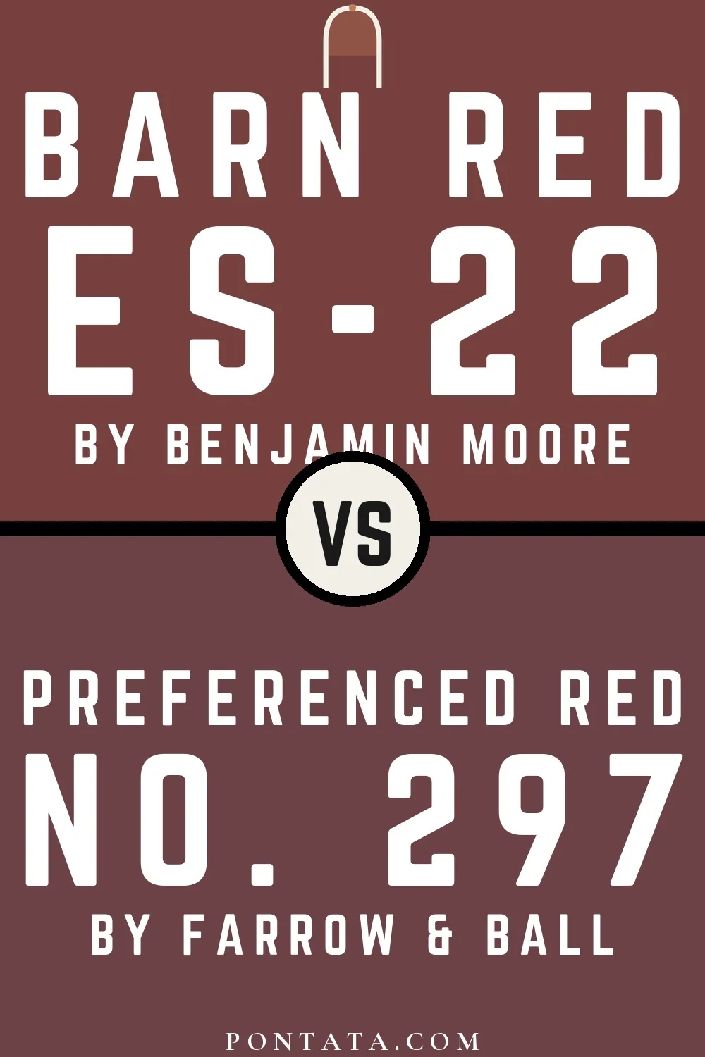 Barn Red vs Preferenced Red