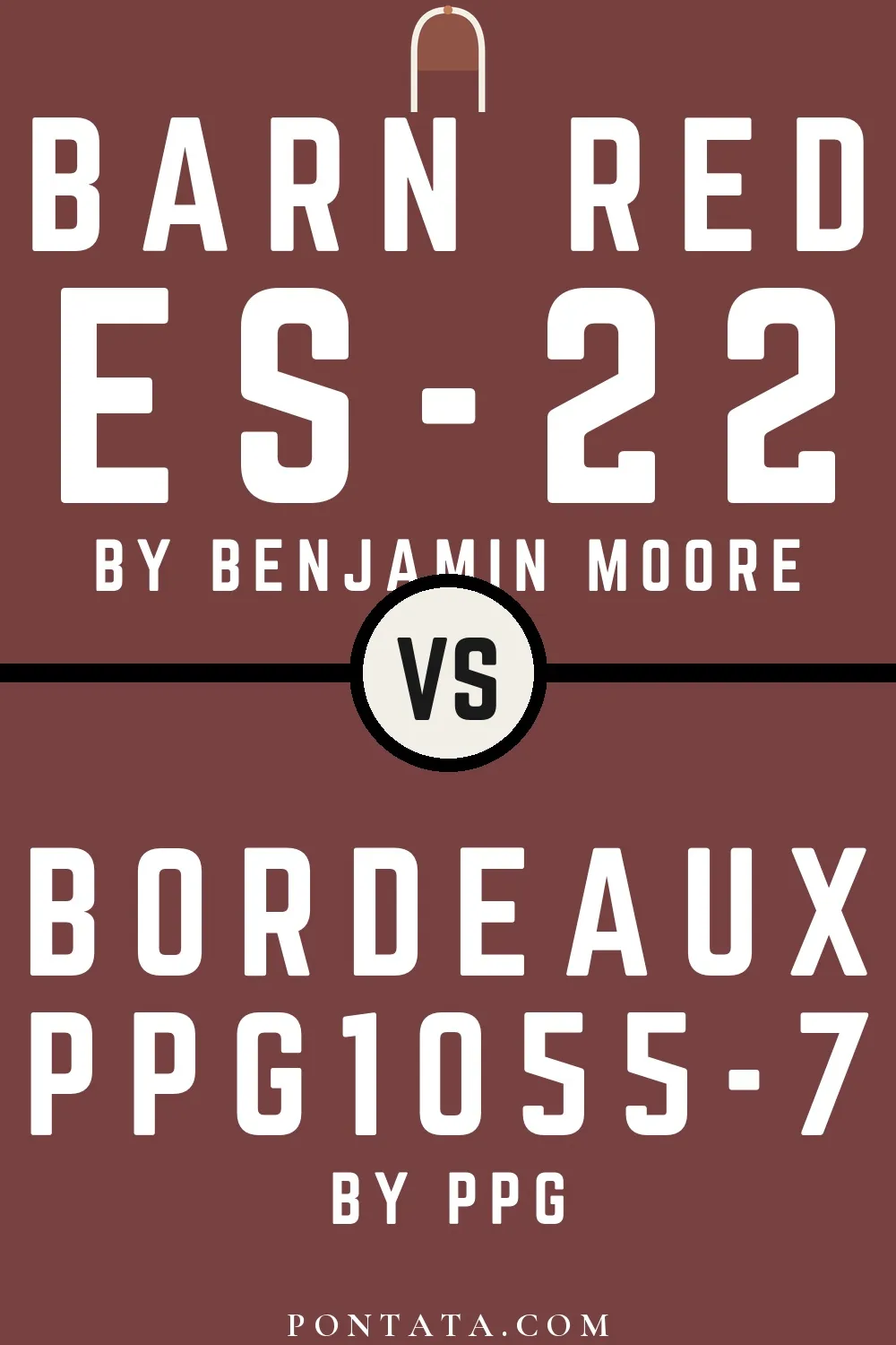 Barn Red vs Bordeaux