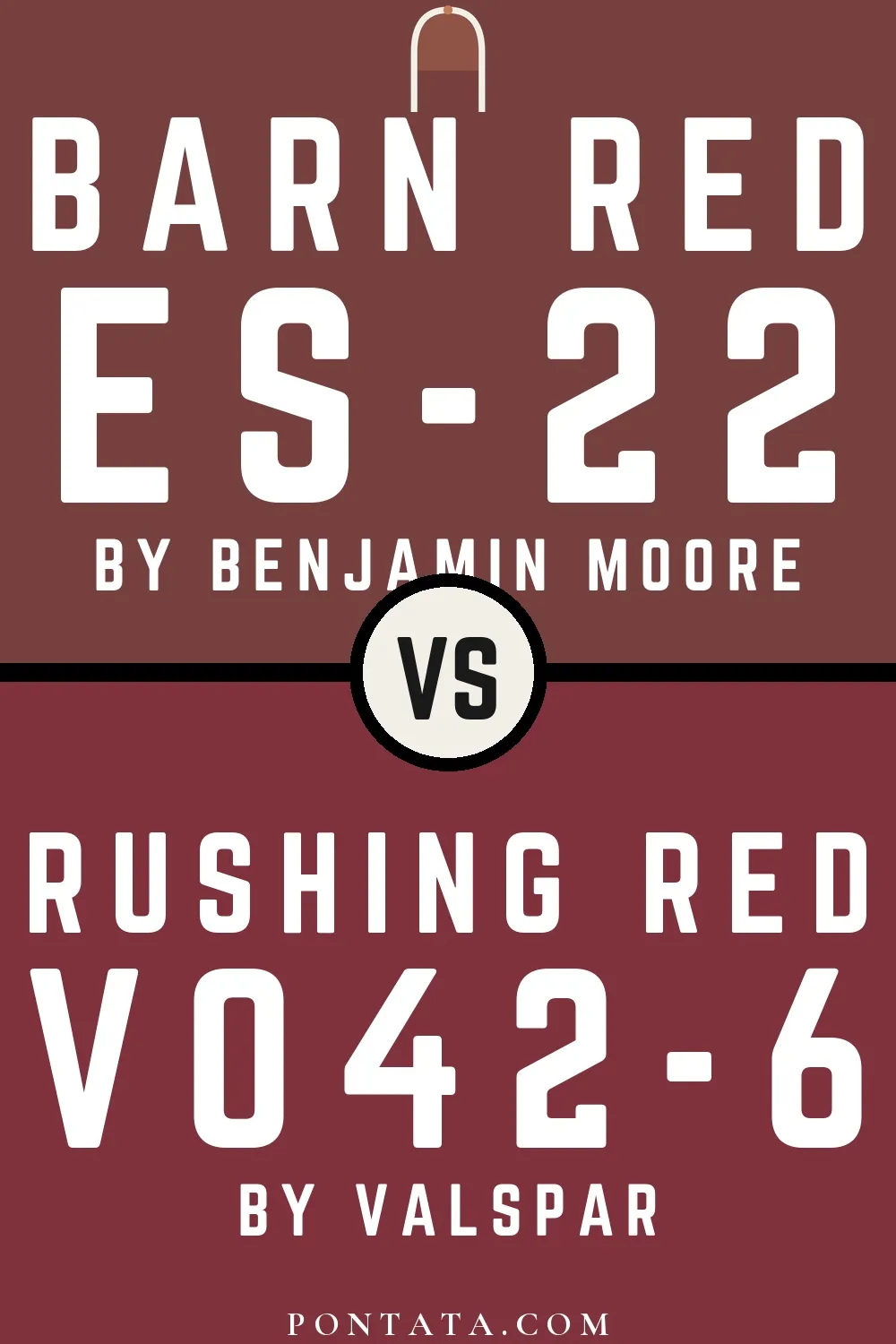 Barn Red vs Rushing Red