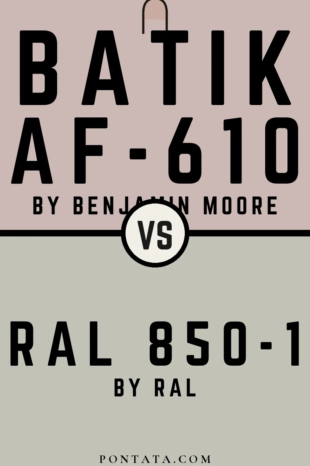 Batik vs RAL 850-1