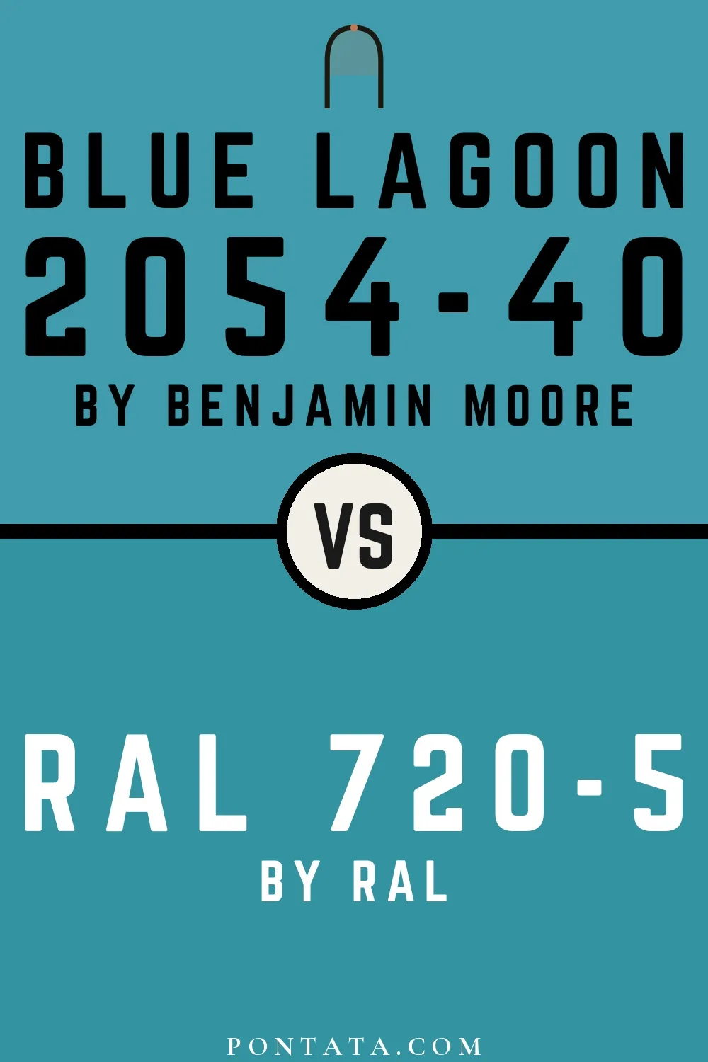 Blue Lagoon vs RAL 720-5