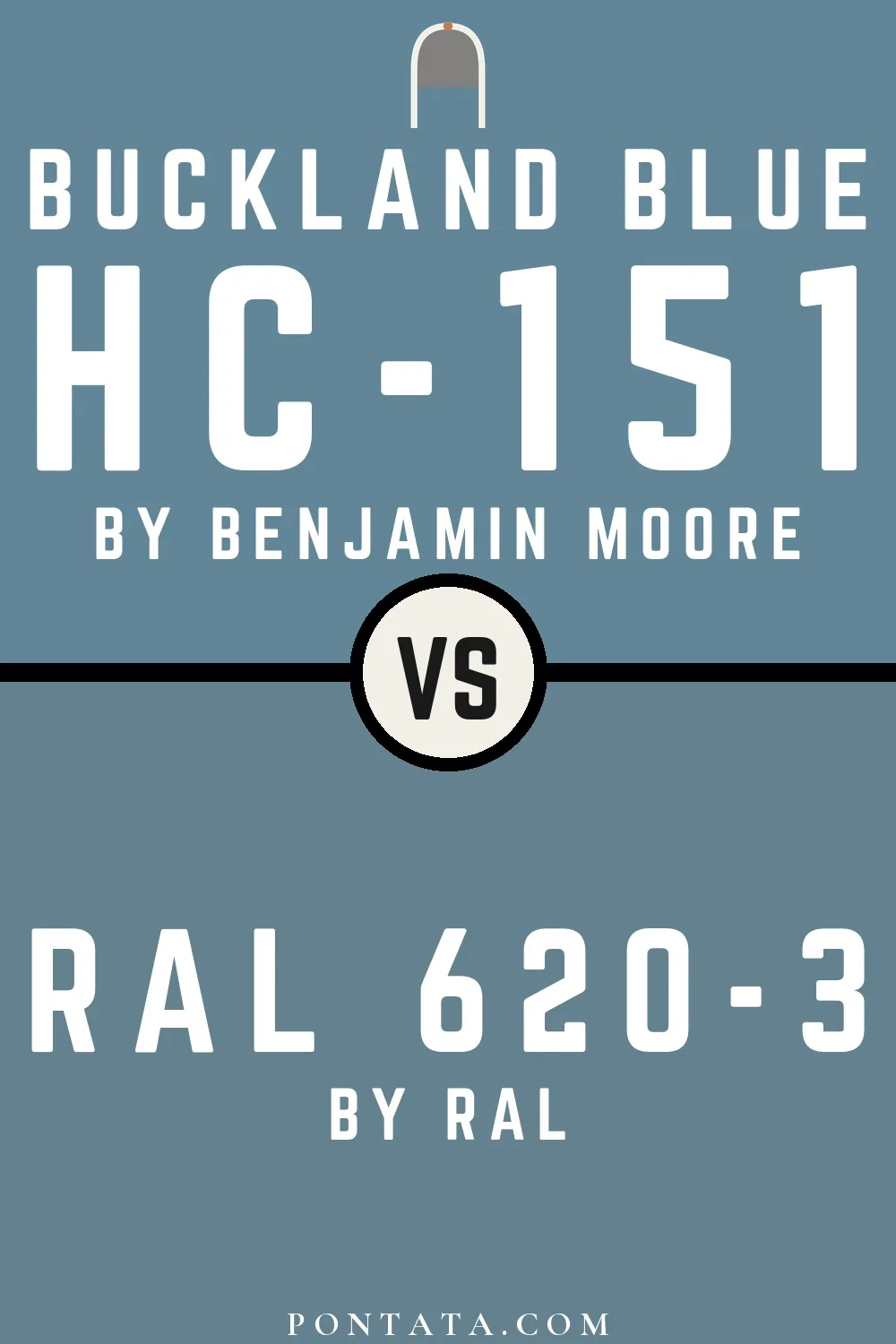Buckland Blue vs RAL 620-3