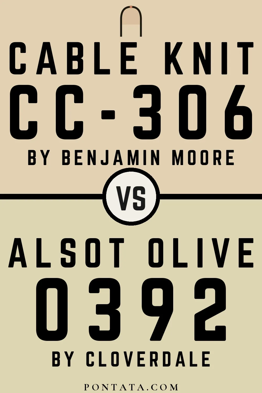 Cable Knit vs Alsot Olive