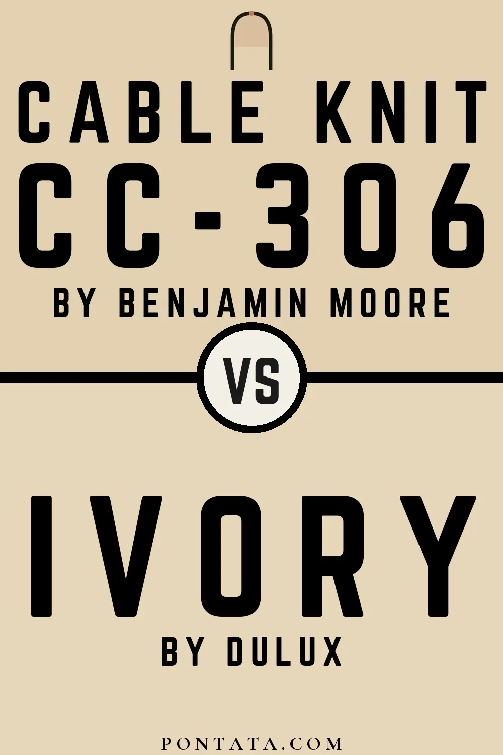 Cable Knit vs Ivory