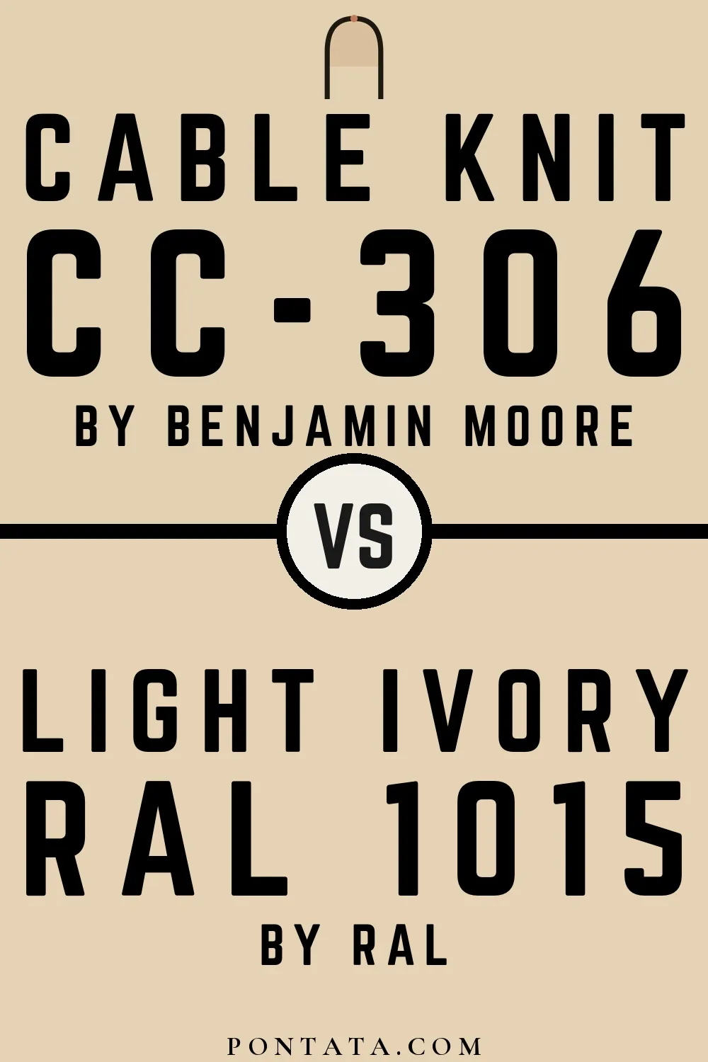 Cable Knit vs Light ivory